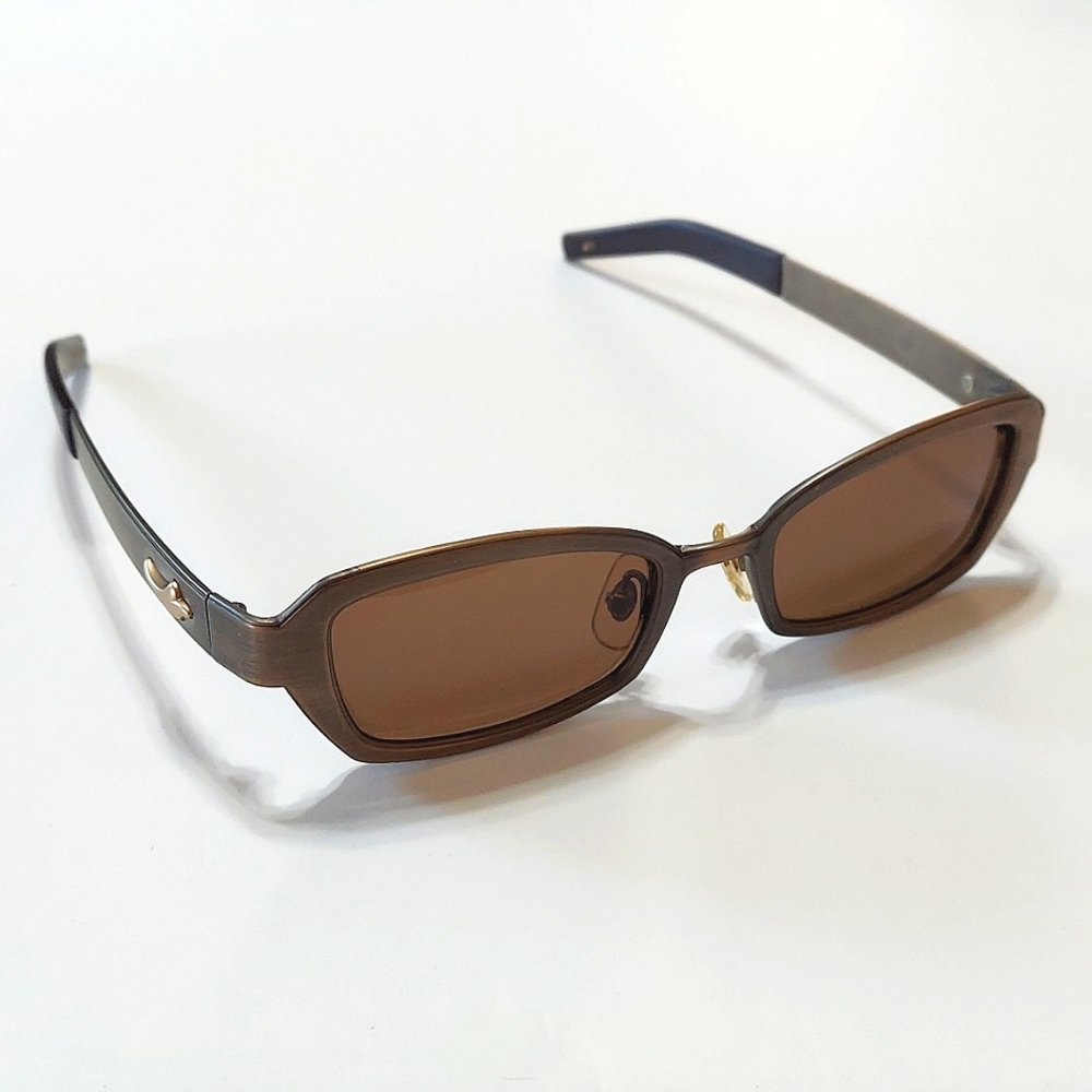 Brown Rectangular Sunglasses - Unbranded Men Accessory